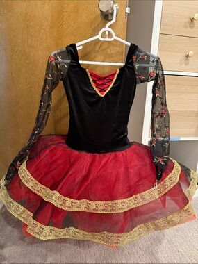 “Spanish Rose” Ballet Costume